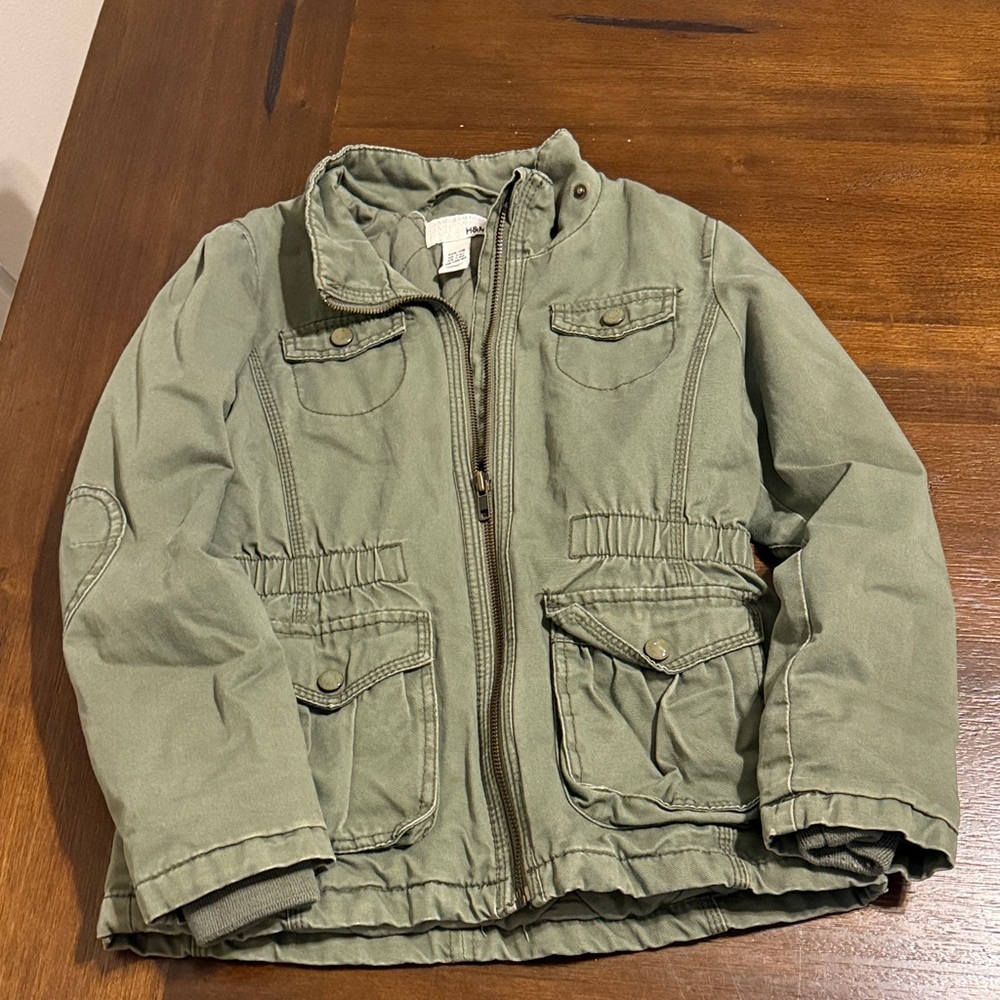 Kids Olive Green Jacket